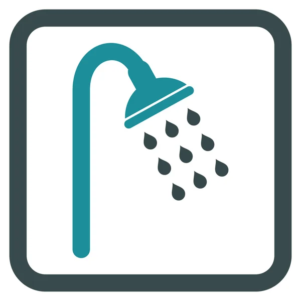 Shower Flat Vector Icon — Stock Vector