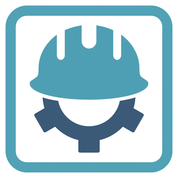 Development Helmet Flat Vector Icon — Stock Vector