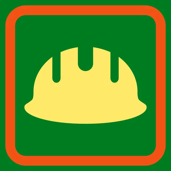 Construtor Hardhat Flat Vector Icon —  Vetores de Stock