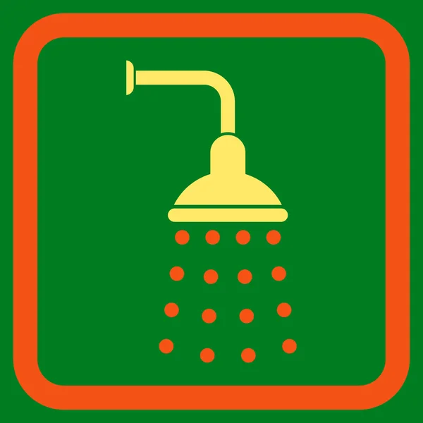 Shower Flat Vector Icon — Stock Vector