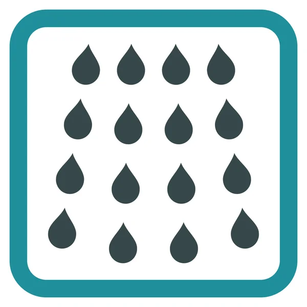 Gotas plano Vector icono — Archivo Imágenes Vectoriales