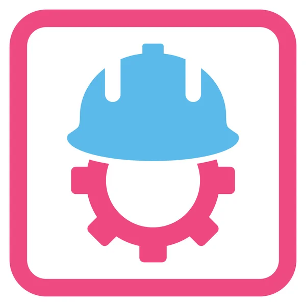 Development Helmet Flat Vector Icon — Stock Vector