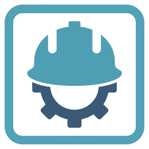 Ontwikkeling helm platte Vector Icon — Stockvector