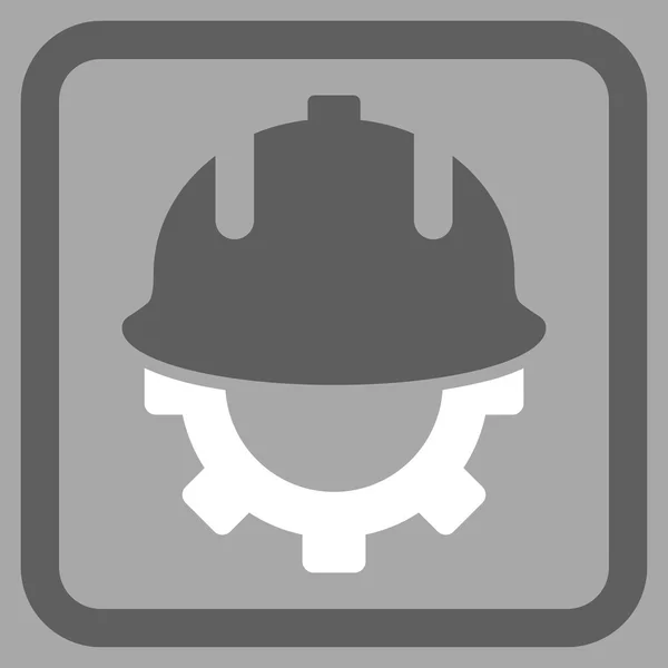 Icône vectorielle plate de casque de développement — Image vectorielle