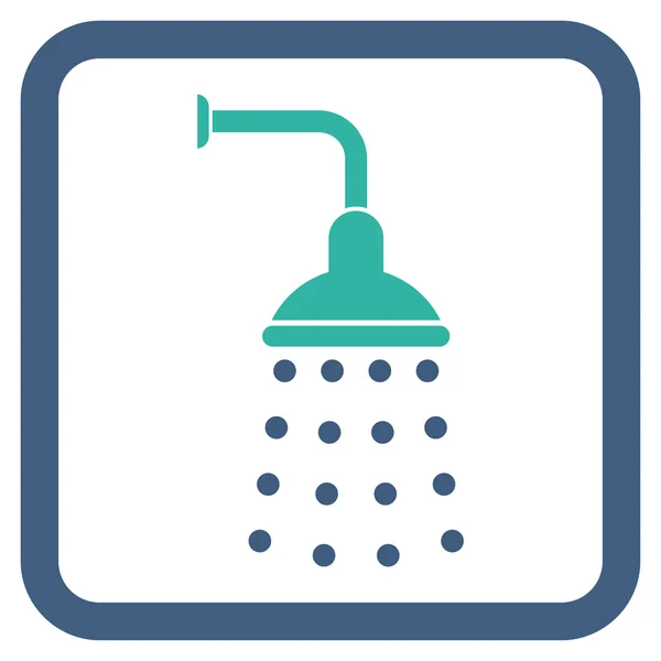 Shower Flat Vector Icon — Stock Vector