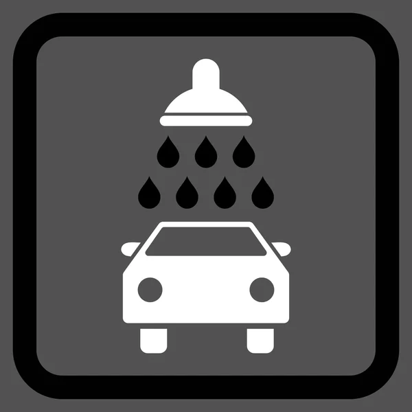Car Shower Flat Vector Icon — Stock Vector