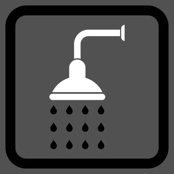 Shower Flat Vector Icon — Stock Vector