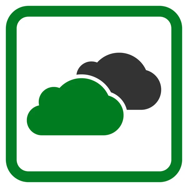 Nubes icono vector plano — Archivo Imágenes Vectoriales