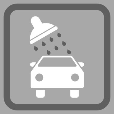 Araba Yıkama Düz Vektör Simgesi