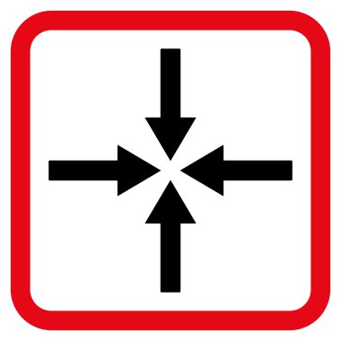 Etkisi oklar düz vektör simgesi