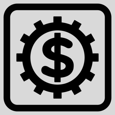 Finans sektöründe düz vektör simgesi