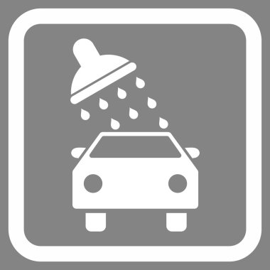 Araba Yıkama Düz Vektör Simgesi