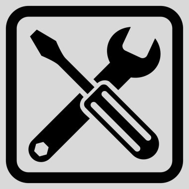 Seçenekleri düz vektör simgesi