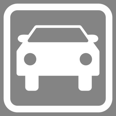 Otomobil Düz Vektör Simgesi