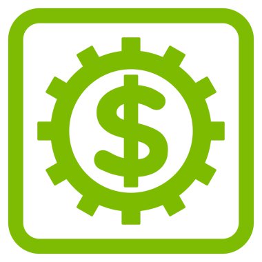 Finans sektöründe düz vektör simgesi