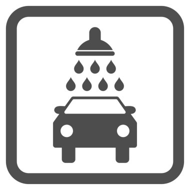 Araba Yıkama Düz Vektör Simgesi