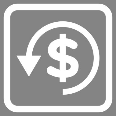 Ters ibraz düz vektör simgesi