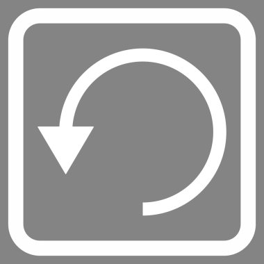 Saatin tersi yönde düz vektör simge döndürmek