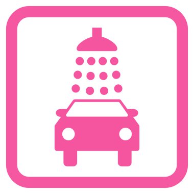 Araba Yıkama Düz Vektör Simgesi