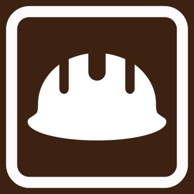 Oluşturucu işçisi düz vektör simgesi