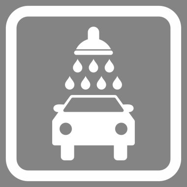 Araba Yıkama Düz Vektör Simgesi