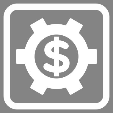 Mali Ayarlar düz vektör simgesi