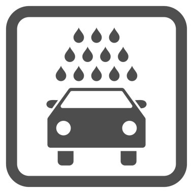 Araba Yıkama Düz Vektör Simgesi