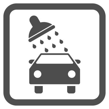 Araba Yıkama Düz Vektör Simgesi