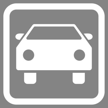 Otomobil Düz Vektör Simgesi