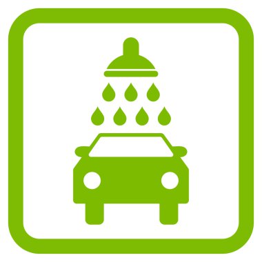 Araba Yıkama Düz Vektör Simgesi