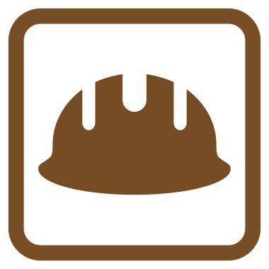 Oluşturucu işçisi düz vektör simgesi