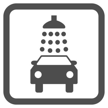 Araba Yıkama Düz Vektör Simgesi