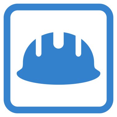 Oluşturucu işçisi düz vektör simgesi