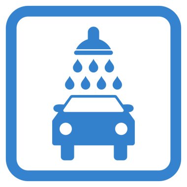 Araba Yıkama Düz Vektör Simgesi