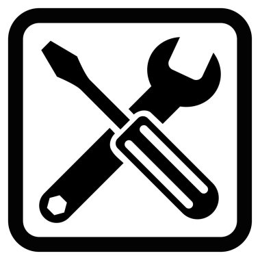 Seçenekleri düz vektör simgesi