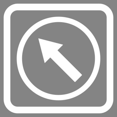 Yukarı Sağdan sola yönlü ok düz vektör simgesi