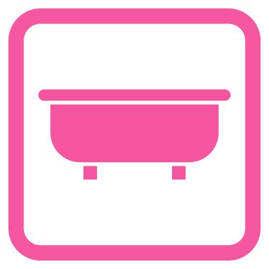 Küvet Düz Vektör Simgesi