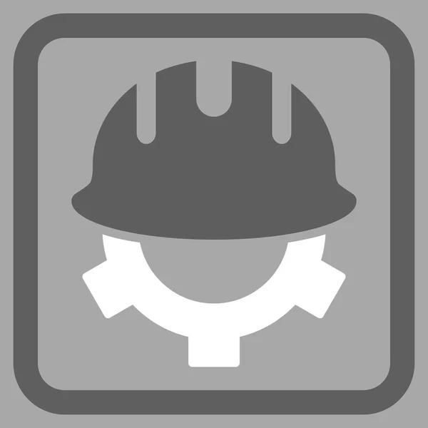 Ontwikkeling helm platte Vector Icon — Stockvector