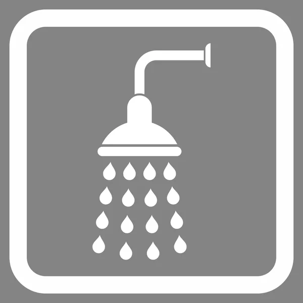 シャワー フラット ベクトル アイコン — ストックベクタ