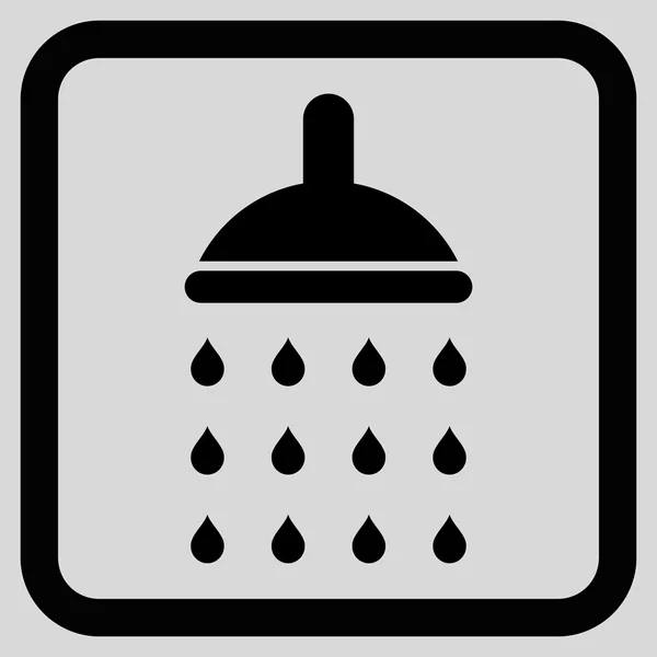 Shower Flat Vector Icon — Stockvector