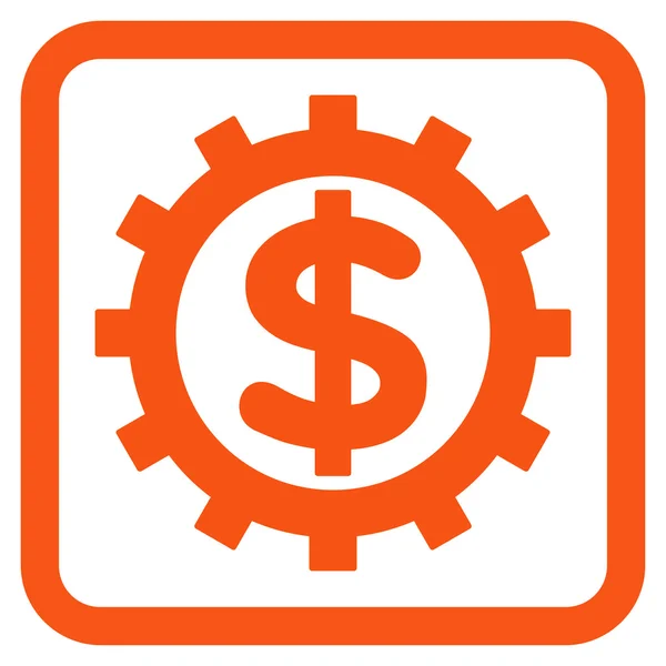 Icône vectorielle plate du secteur financier — Image vectorielle