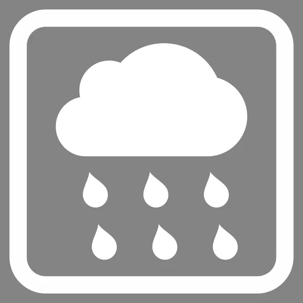 Regen Cloud platte Vector Icon — Stockvector