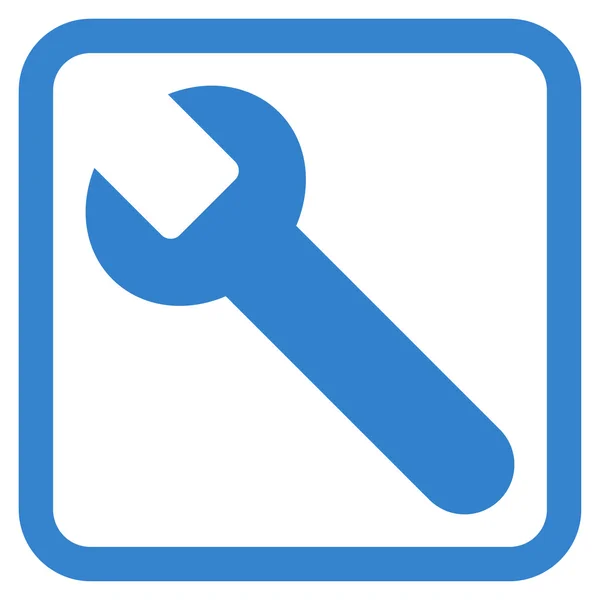 Skiftnyckel platt vektor ikon — Stock vektor