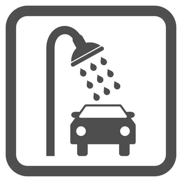 Car Shower Flat Vector Icon — Stock Vector