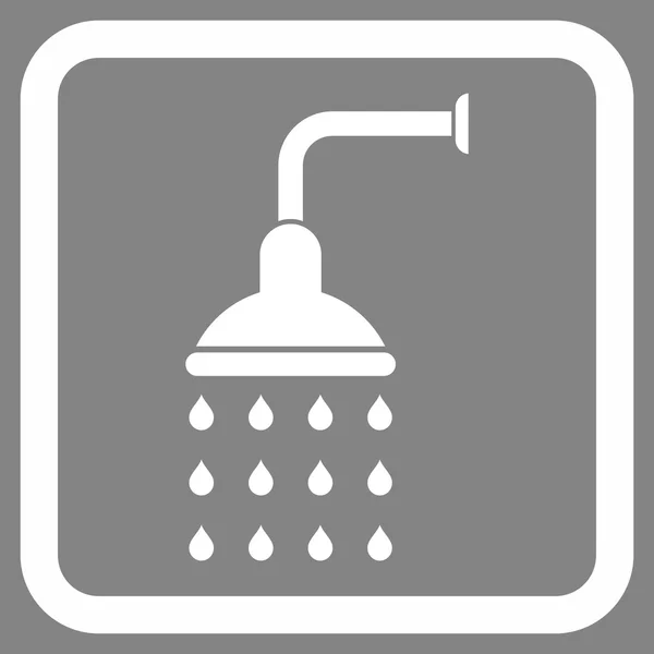 Dusche flache Vektorsymbol — Stockvektor