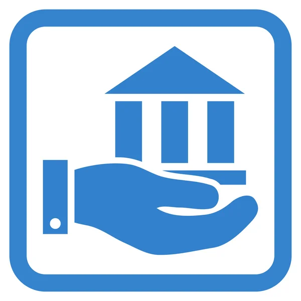 Bank Service Flat Vector Icon — Stockvector