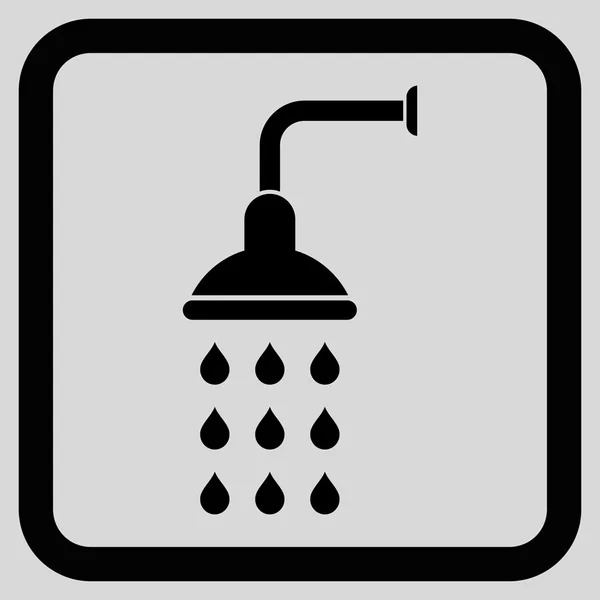 Shower Flat Vector Icon — Stockvector