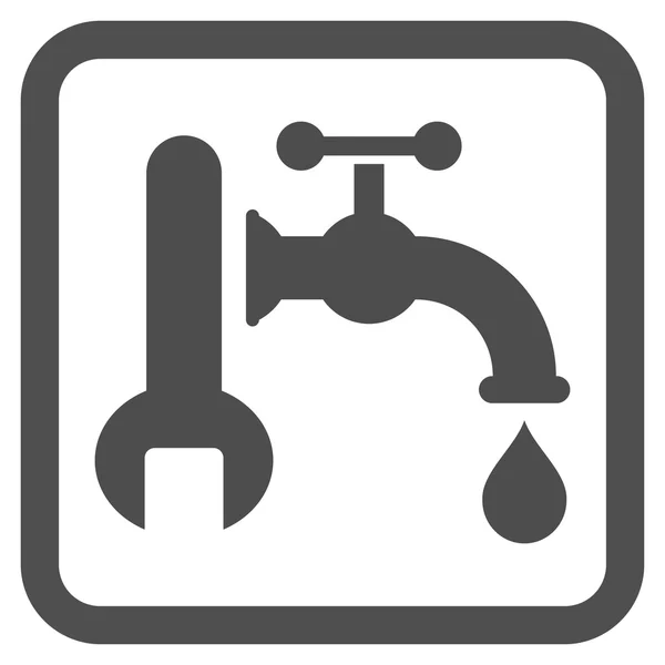 Plumbing Flat Vector Icon — Stock Vector