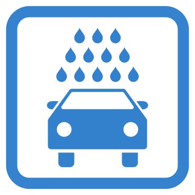 Araba Yıkama Düz Vektör Simgesi