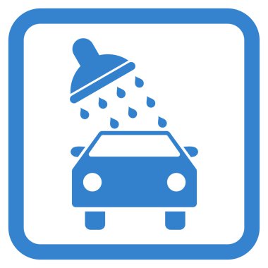 Araba Yıkama Düz Vektör Simgesi
